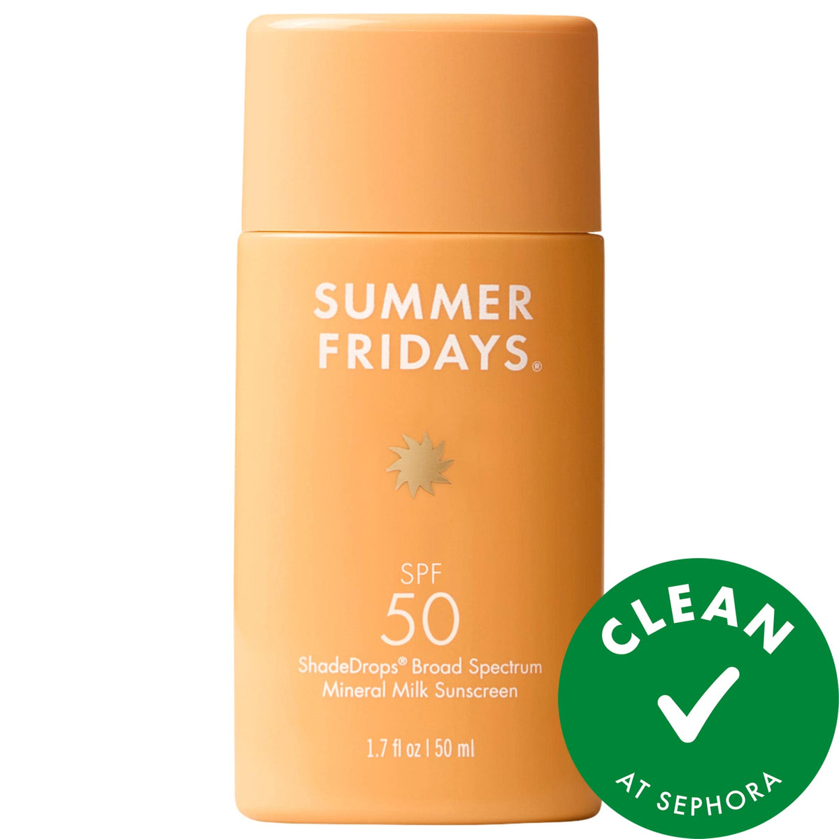 Summer Fridays ShadeDrops Broad Spectrum SPF 50 Daily Mineral Milk Sunscreen - 50 ml