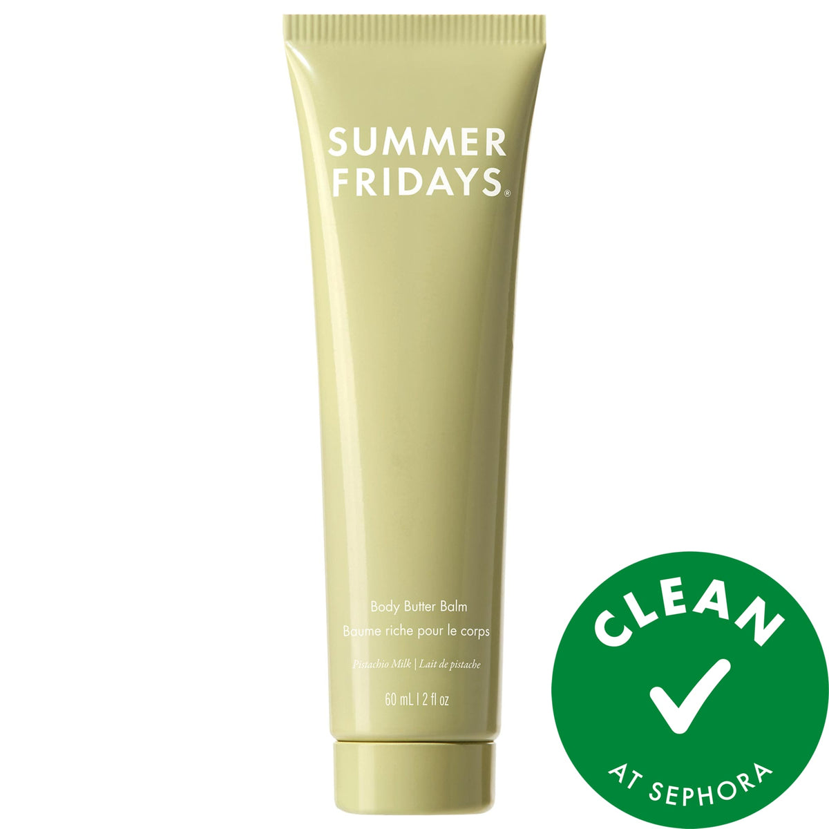 Summer Fridays Mini Body Butter Balm Pistachio Milk - Rich Body Cream with Hyaluronic Acid - 60 ml