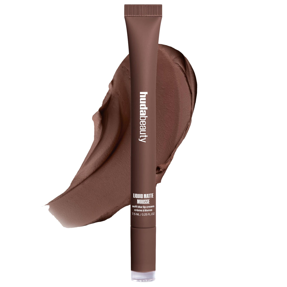 Huda Beauty Liquid Matte Mousse Soft Blur Lip Cream - Rich Brown