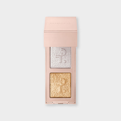 Patrick Ta Beauty Major Dimension Eye Illusion Eyeshadow Duo - We Need Better Lighting (Pearl & Golden Sparkles)