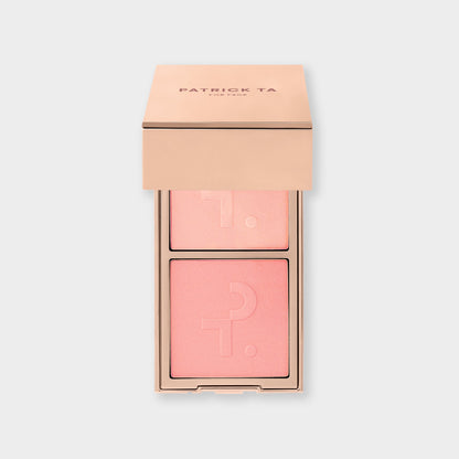 Patrick Ta Beauty Transition Blurring Blush Duo - Shy at First (Pink)