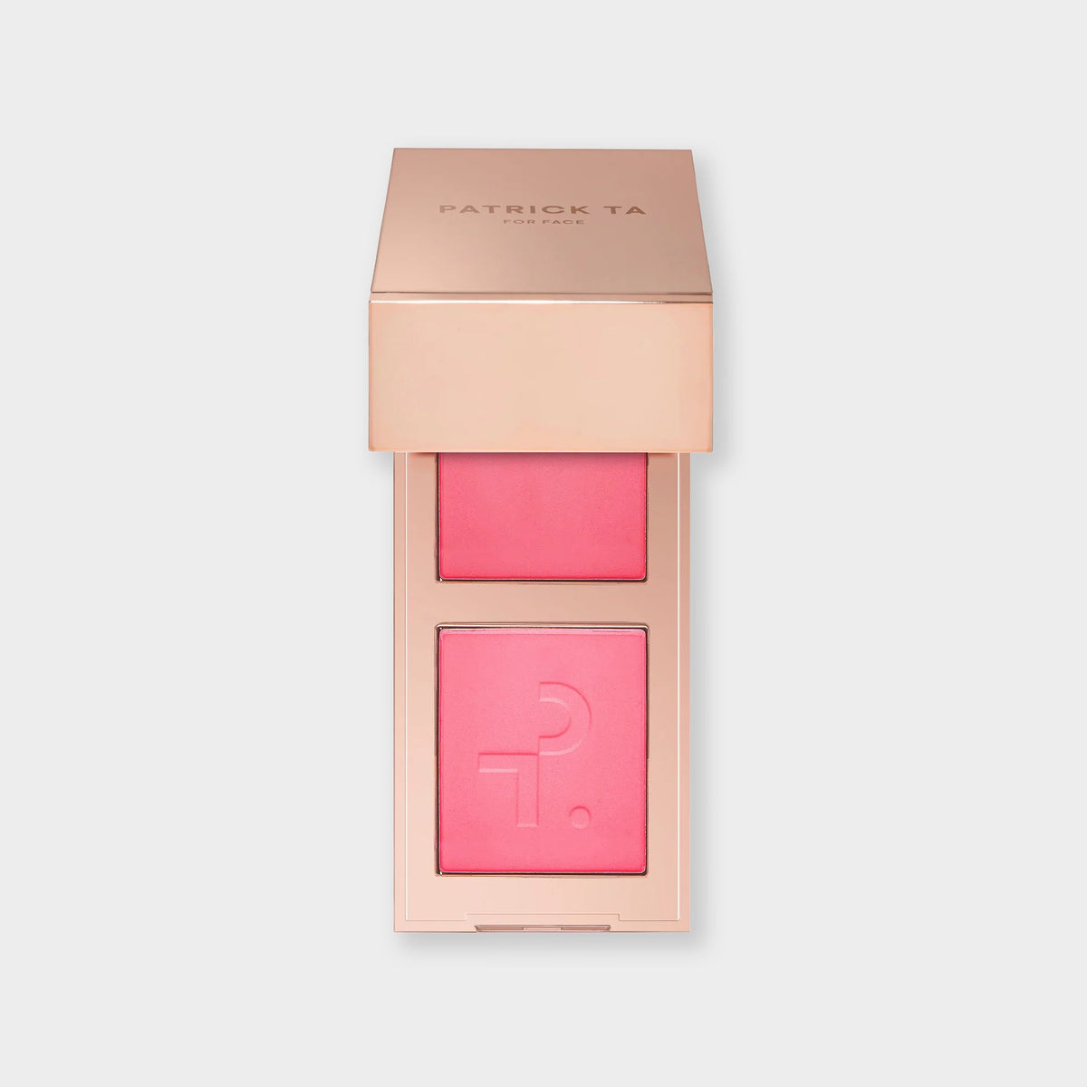 Patrick Ta Mini Major Headlines Double-Take Crème & Powder Blush Duo - She's That Girl (Soft Pink)