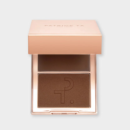 Patrick Ta Major Sculpt Crème Contour & Powder Bronzer Duo - SHE'S CHISELED (DEEP TAN WITH COOL UNDERTONE)