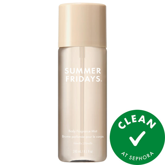 Summer Fridays Vanilla Hair + Body Fragrance Mist with Vanilla Cake + Radiant Amber - 240 ml