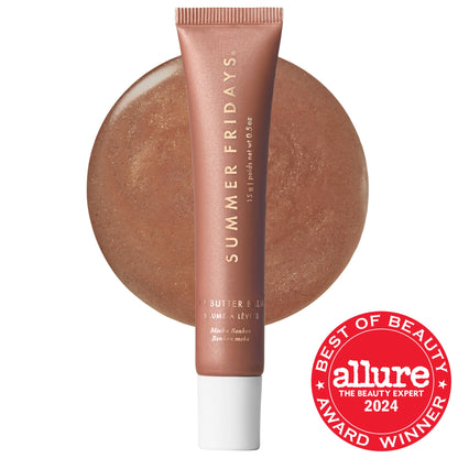 Summer Fridays Lip Butter Balm Treatment for Hydration + Nourishing Shine - Mocha Bonbon