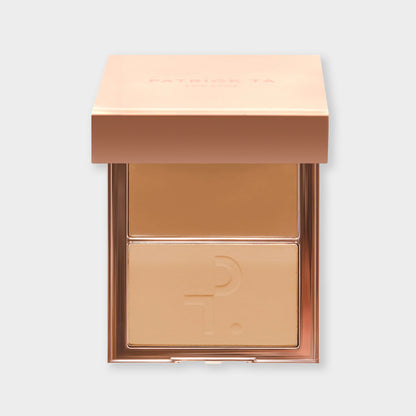 Patrick Ta Major Skin Crème Foundation & Finishing Powder Duo - Light Medium 2 (Golden Warm)