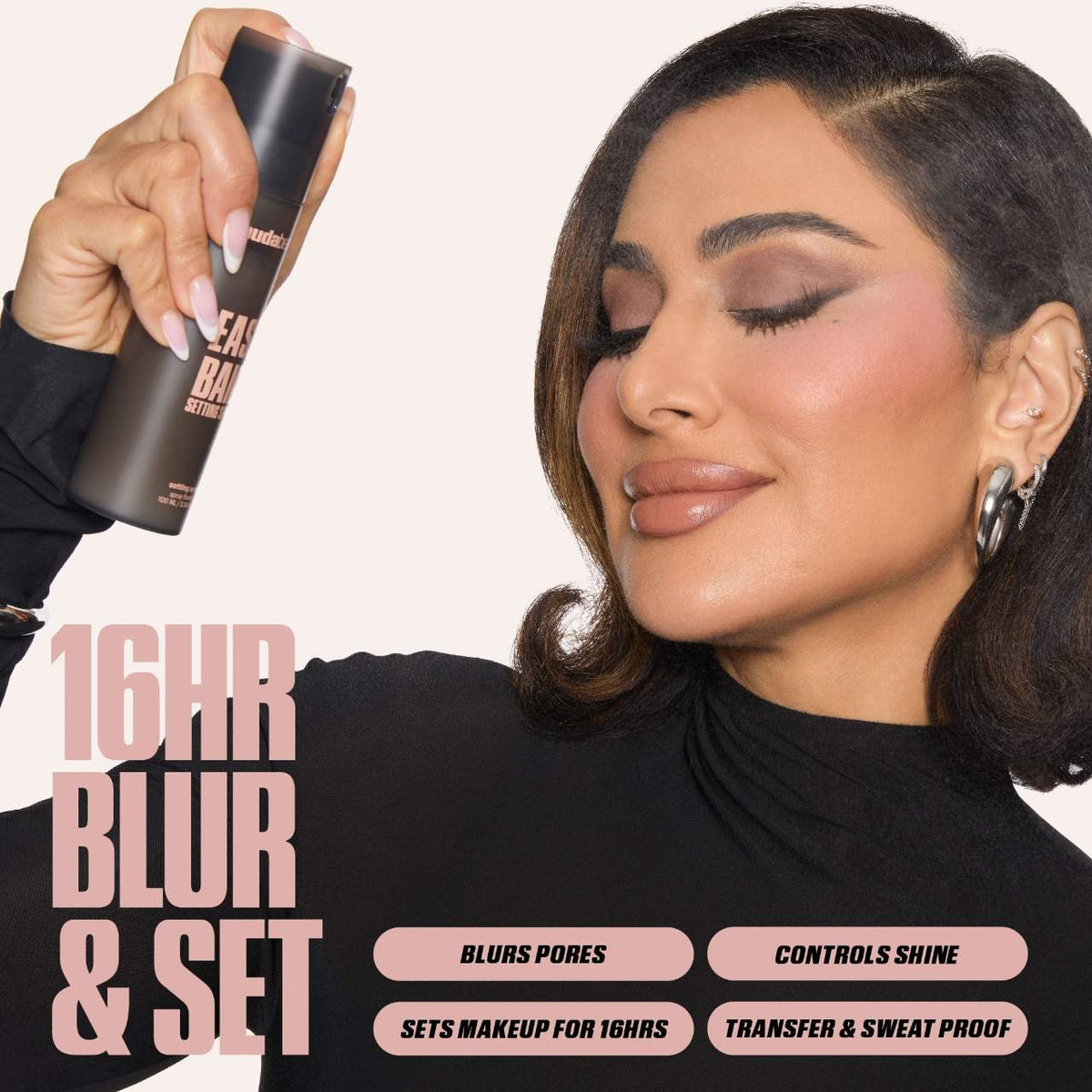 Huda Beauty Easy Bake Blurring Setting Spray with 16-Hour Wear - 30 ml