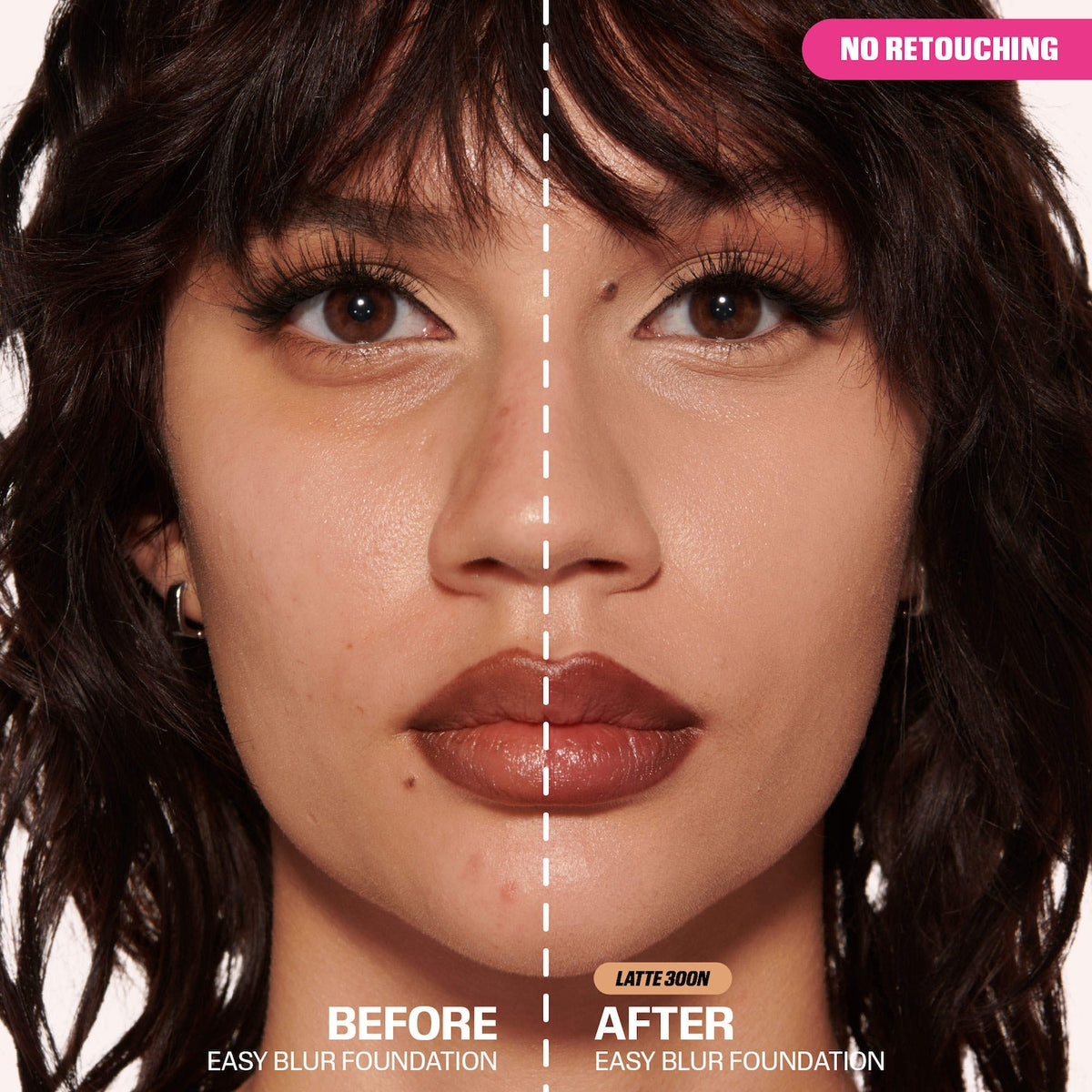 Huda Beauty Easy Blur Natural Airbrush Foundation with Niacinamide - Latte 300N