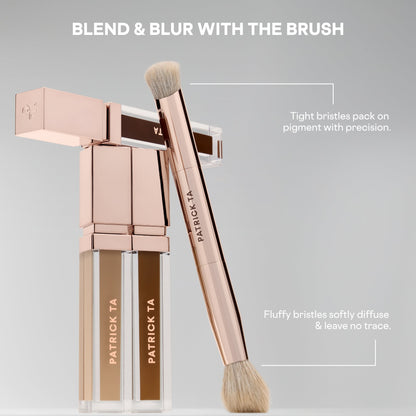 Patrick Ta Beauty Dual-Ended Concealer Brush