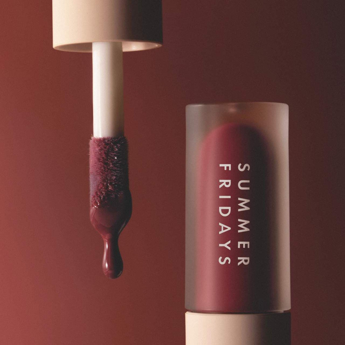 Summer Fridays Dream Lip Oil for Moisturizing Sheer Coverage - Midnight Berry