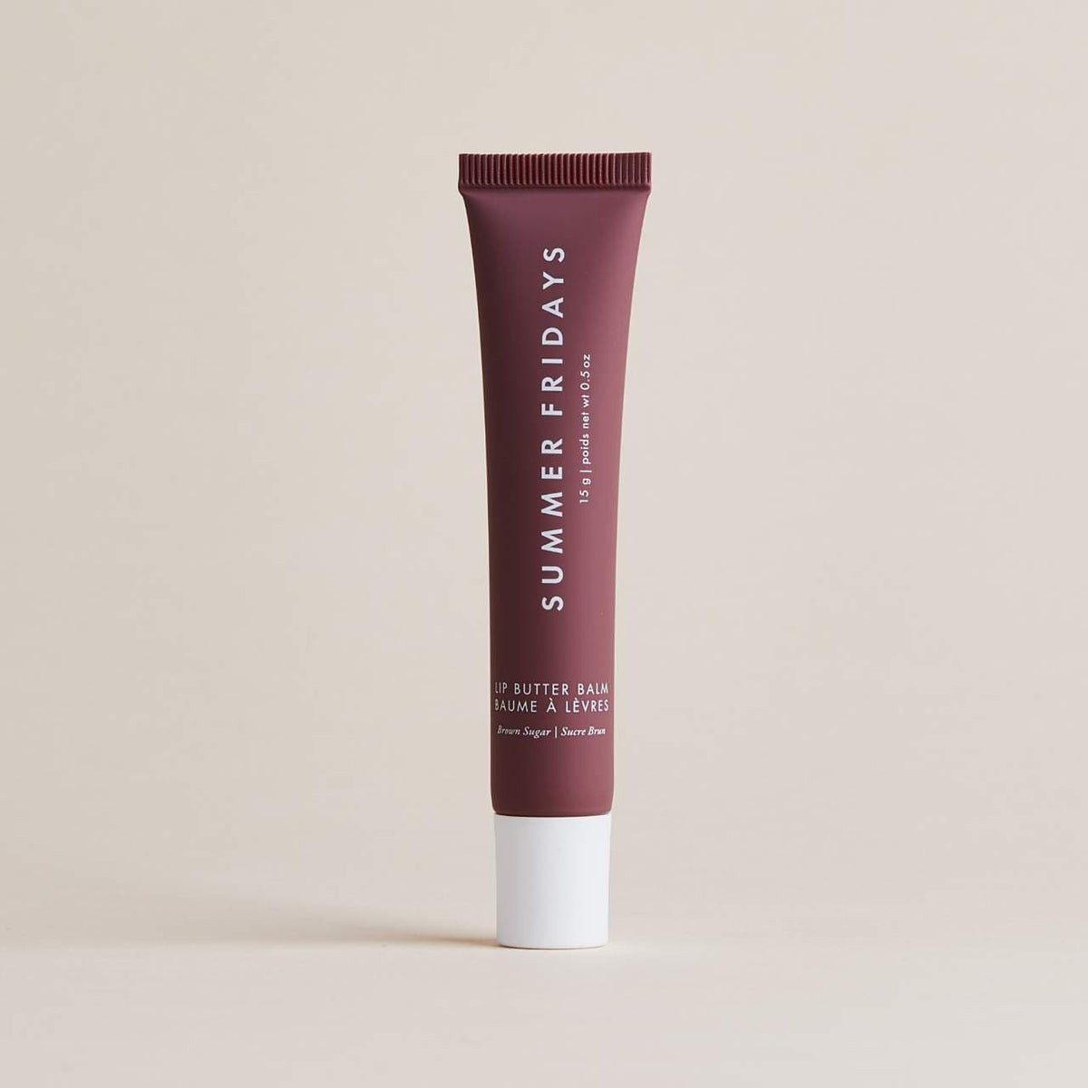 Summer Fridays Lip Butter Balm Treatment for Hydration + Nourishing Shine - Brown Sugar