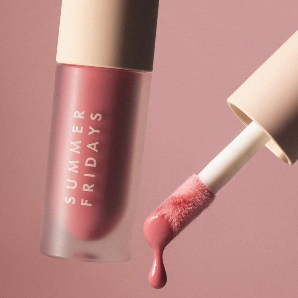 Summer Fridays Dream Lip Oil for Moisturizing Sheer Coverage - Rose Bud