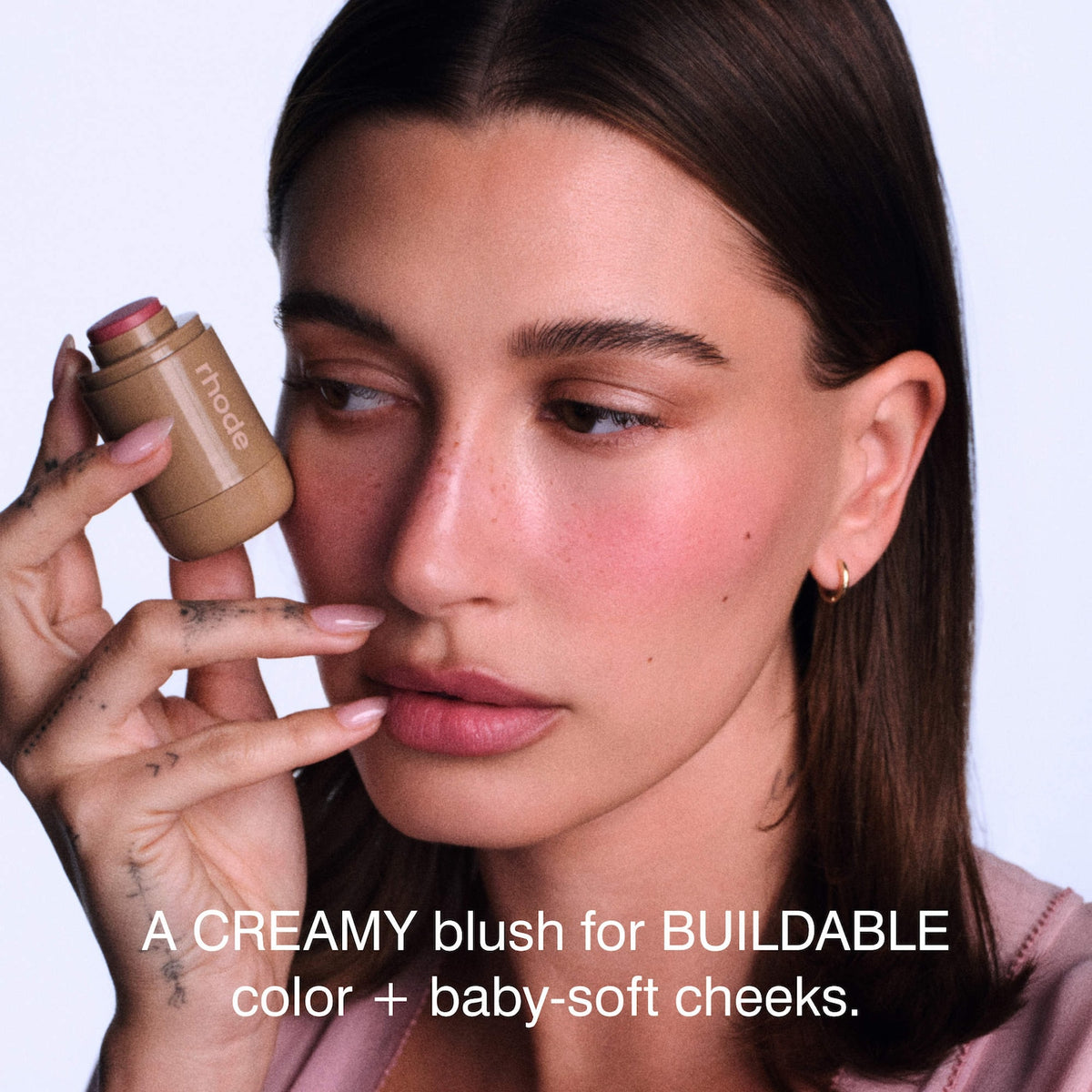 Rhode Pocket Blush Buildable Hydrating Cream Blush - Teacup