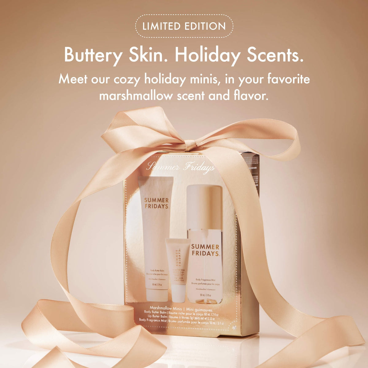 Summer Fridays Marshmallow Minis - Body and Lip Set