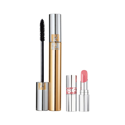 YSL Mascara Volume Effect Faux Cils + Mini YSL Loveshine 44 Set - 7 ml