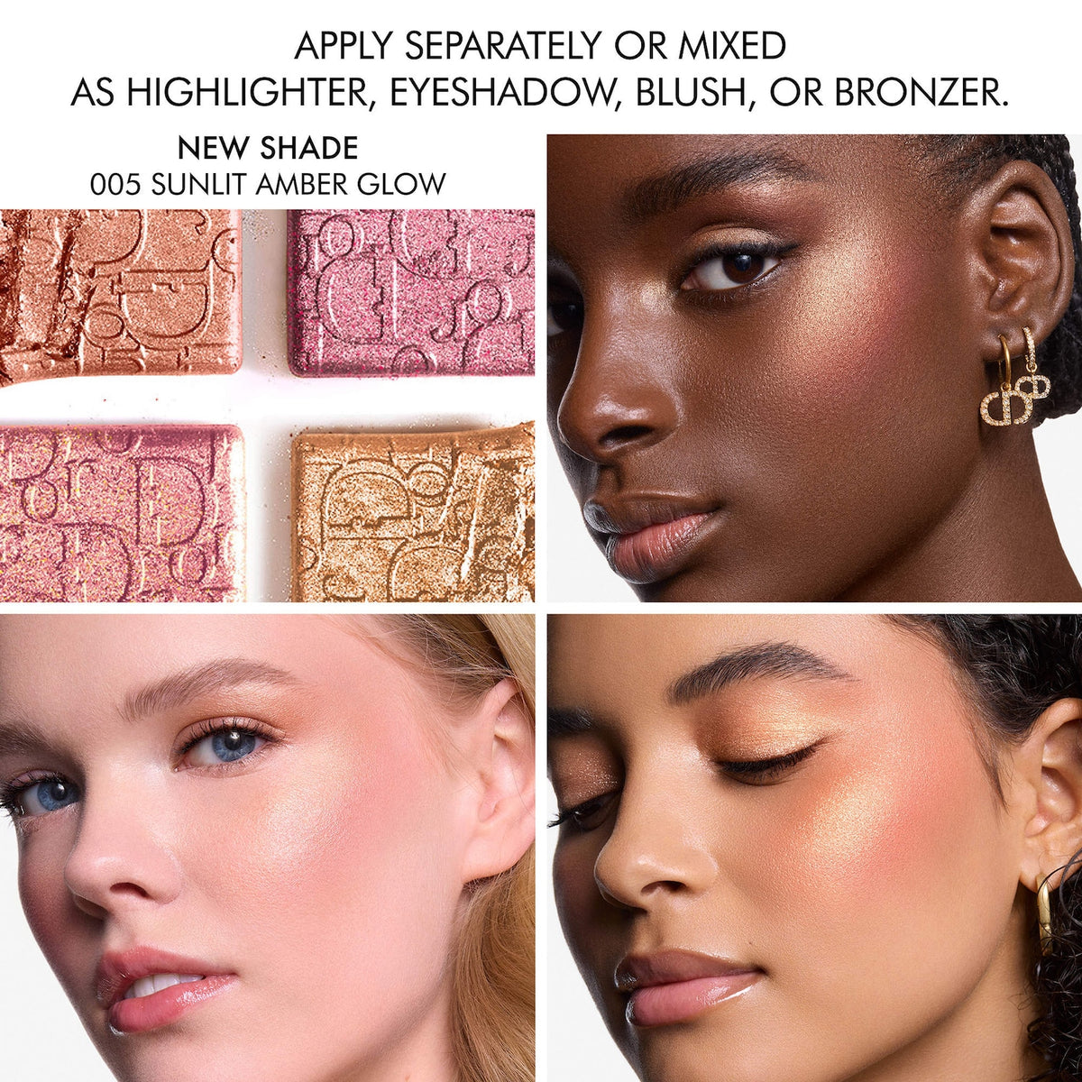 DIOR Backstage Glow Maximizer Face Palette - 005 Sunlit Amber Glow