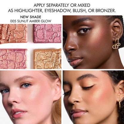 DIOR Backstage Glow Maximizer Face Palette - 005 Sunlit Amber Glow