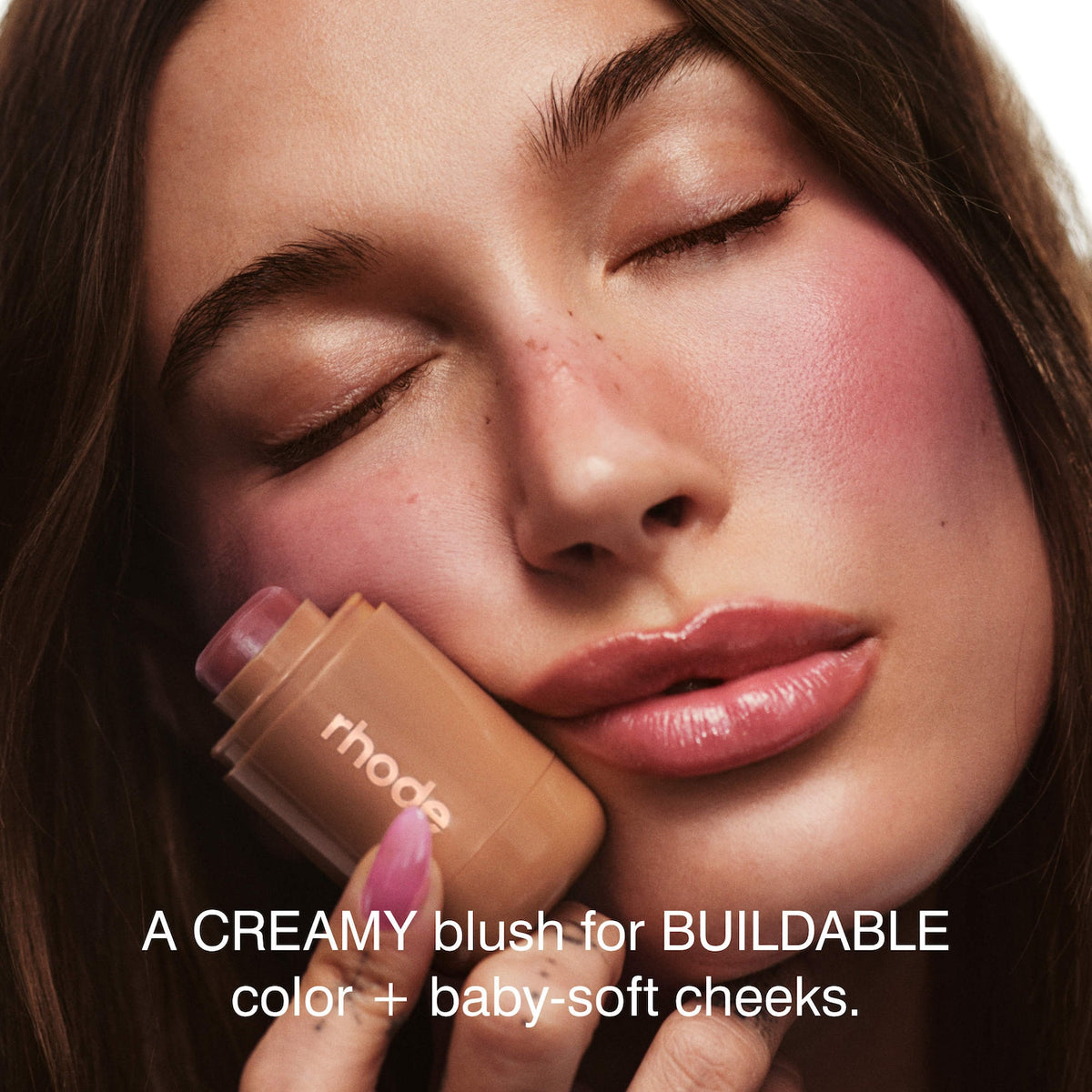 Rhode Pocket Blush Buildable Hydrating Cream Blush - Sleepy Girl - soft mauve
