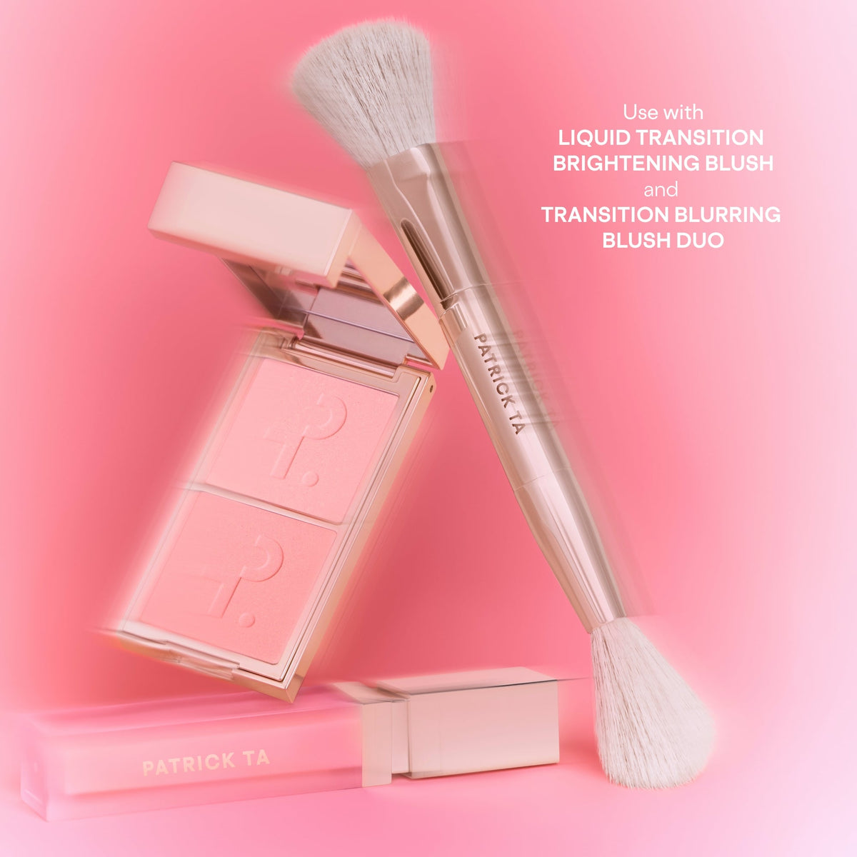 Patrick Ta Dual-Ended Transition Blush Brush