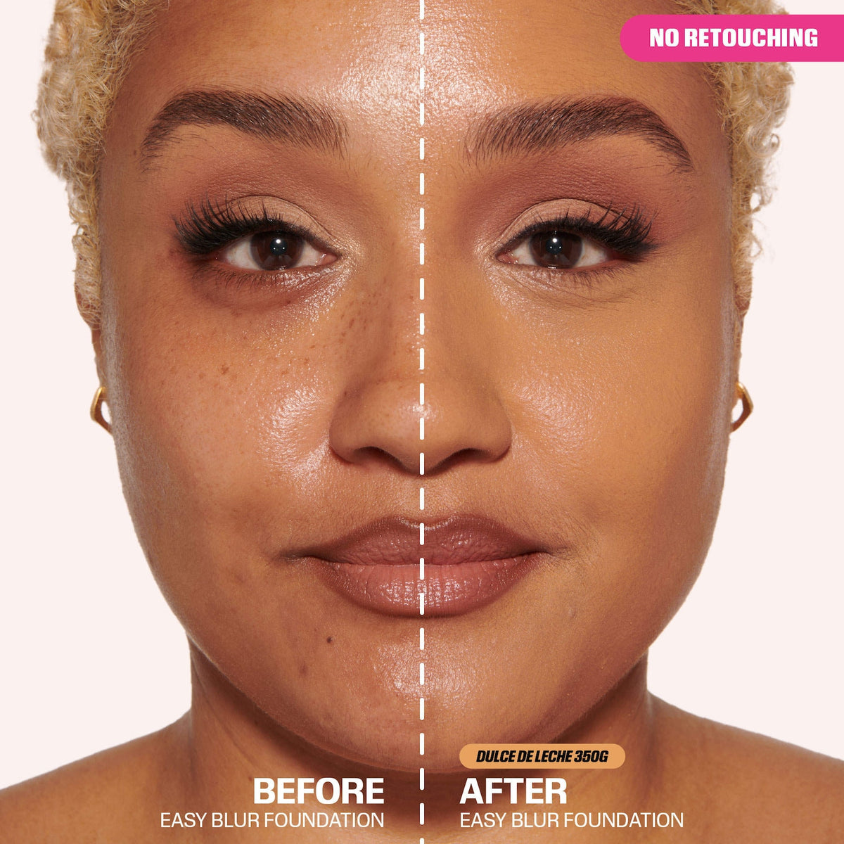 Huda Beauty Easy Blur Natural Airbrush Foundation with Niacinamide - Dulce De Leche 350G