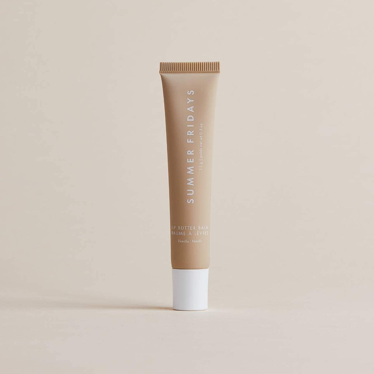 Summer Fridays Lip Butter Balm Treatment for Hydration + Nourishing Shine - Vanilla - sheer clear