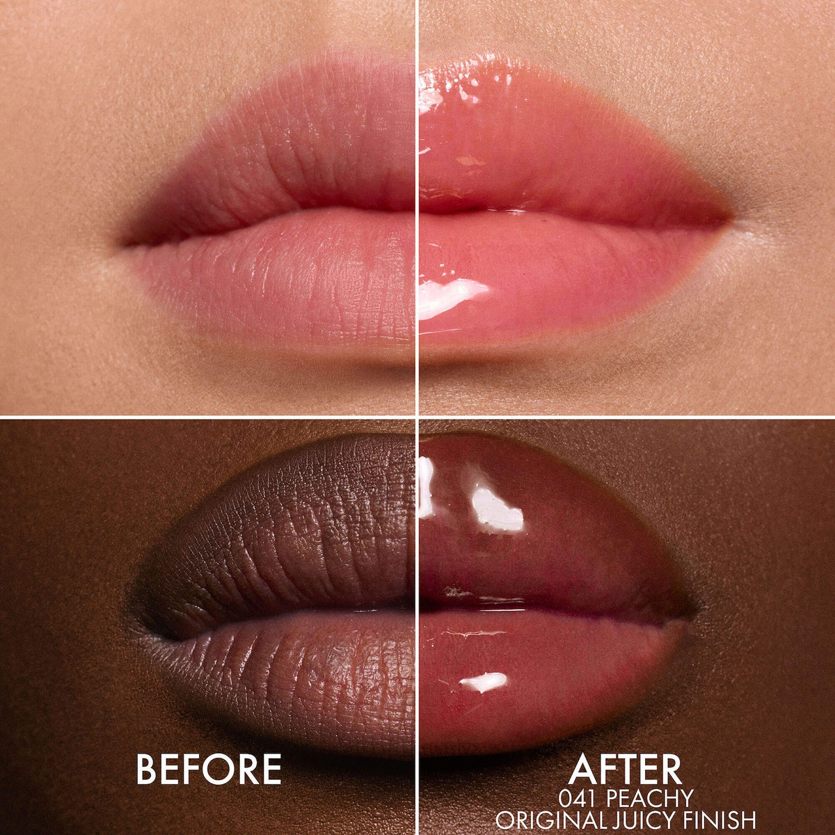 DIOR Lip Glow Oil Hydrating High-Shine Gloss - 041 Peachy