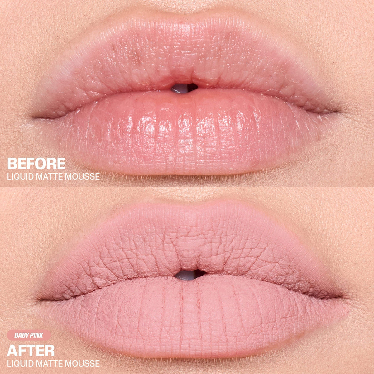 Huda Beauty Liquid Matte Mousse Soft Blur Lip Cream - Baby Pink