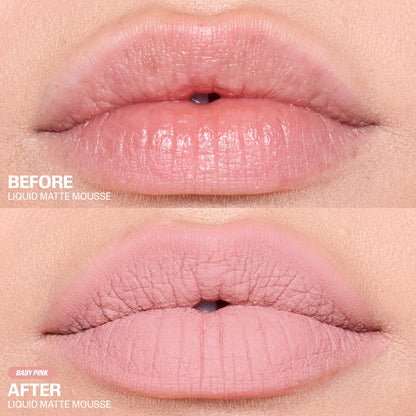 Huda Beauty Liquid Matte Mousse Soft Blur Lip Cream - Baby Pink