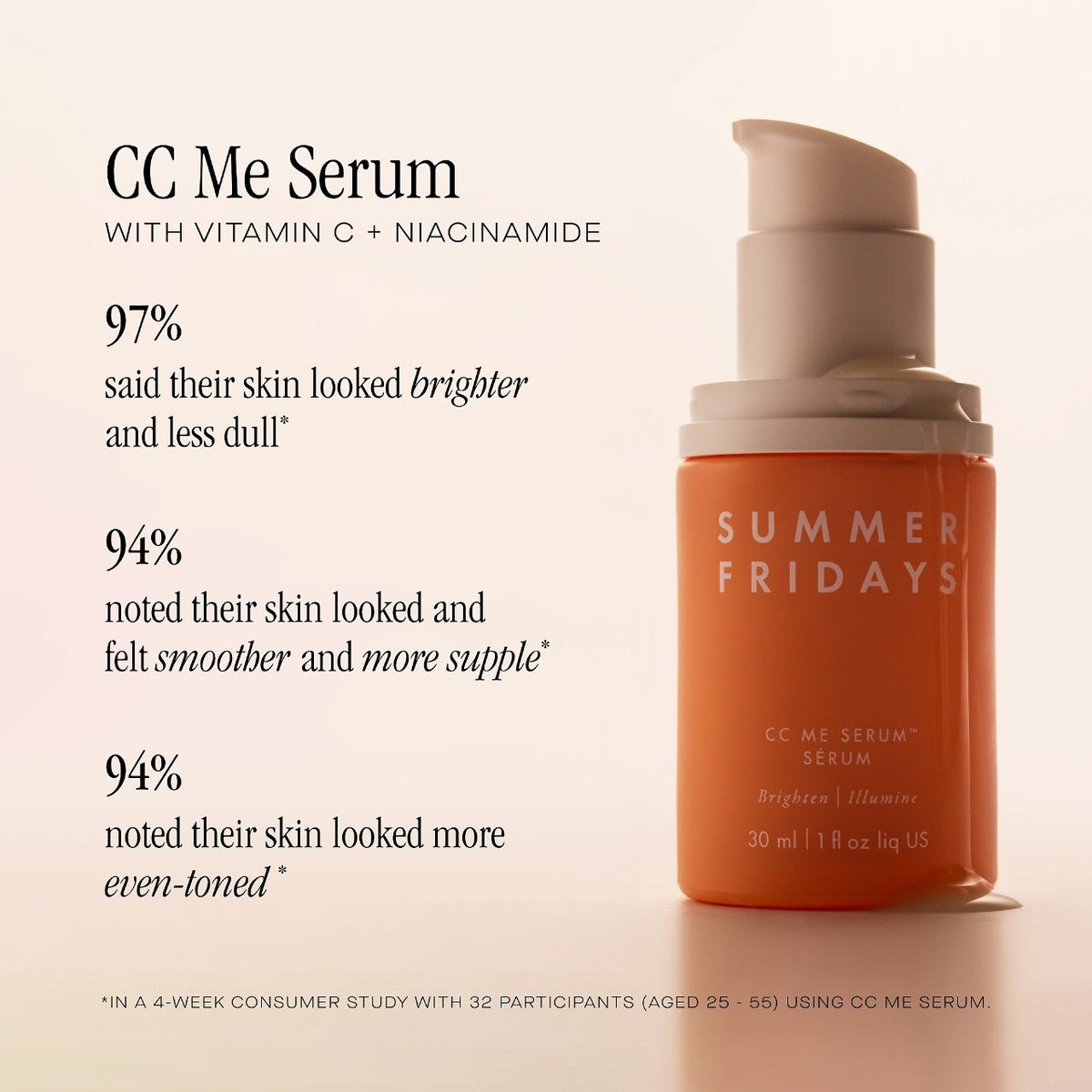 Summer Fridays CC Me Vitamin C + Niacinamide Serum - 30 ml