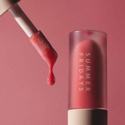Summer Fridays Dream Lip Oil for Moisturizing Sheer Coverage - Pink Cloud