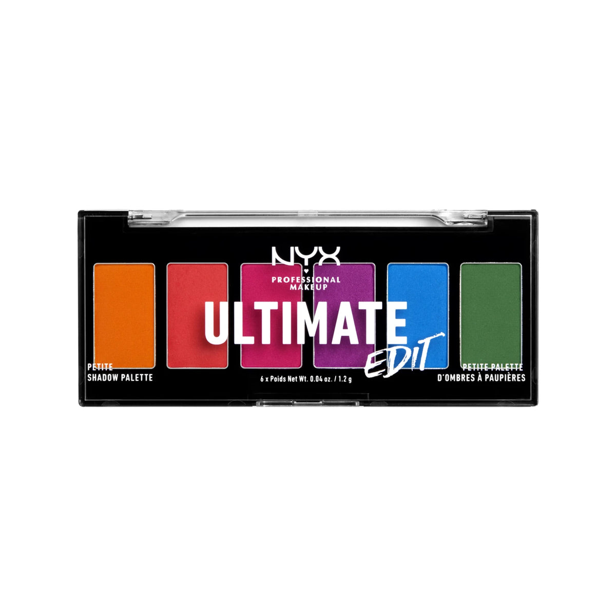 NYX Professional Makeup Ultimate Edit Petite Eyeshadow Palette - Brights - 10 ml