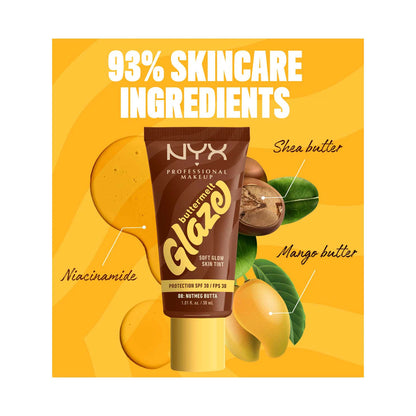 NYX Professional Makeup Buttermelt Glaze Soft Glow Skin Tint + SPF/FPS 30