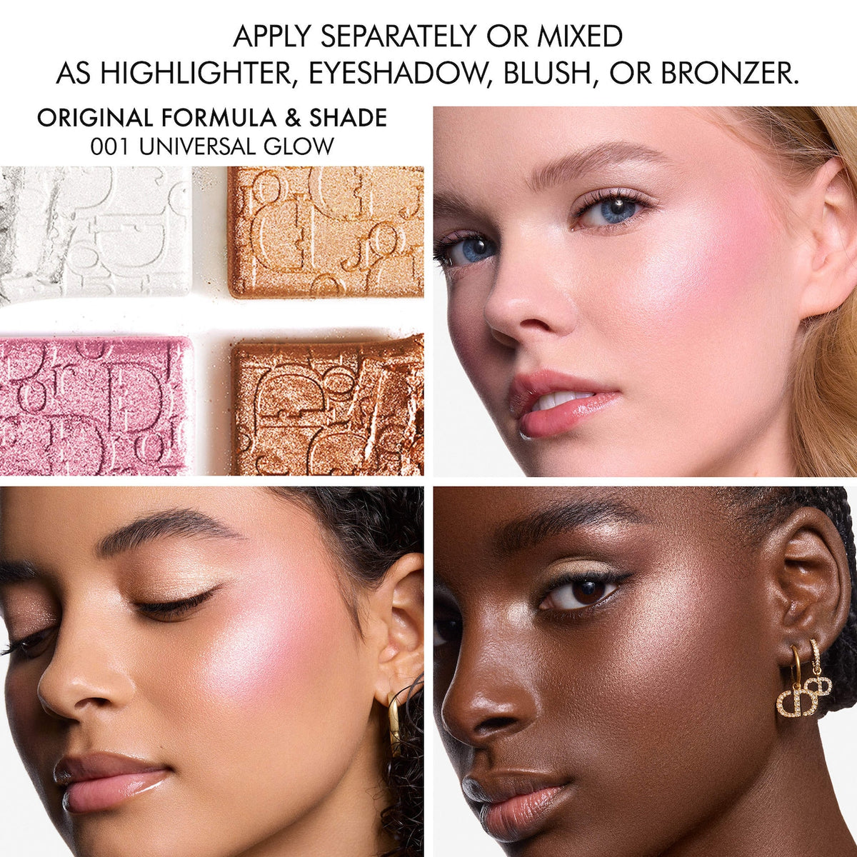 DIOR Backstage Glow Maximizer Face Palette - 001 Universal Glow