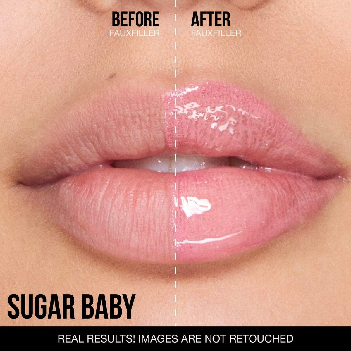 Huda Beauty Faux Filler Shiny Non-Sticky Lip Gloss