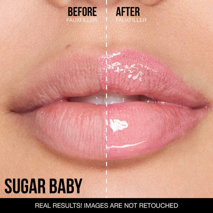 Huda Beauty Faux Filler Shiny Non-Sticky Lip Gloss