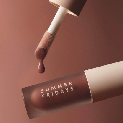 Summer Fridays Dream Lip Oil for Moisturizing Sheer Coverage - Warm Beige