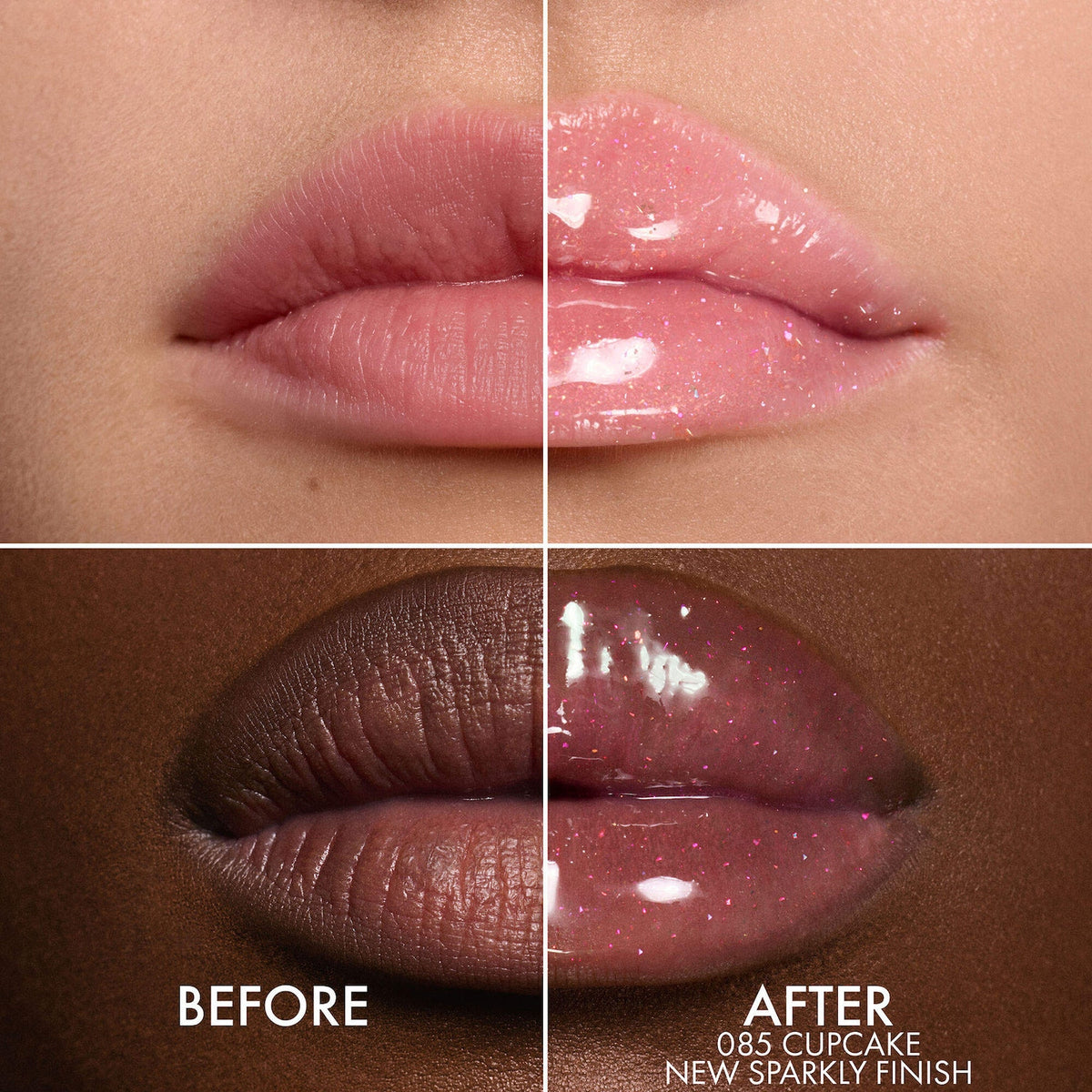 DIOR Lip Glow Oil Hydrating High-Shine Gloss - 085 Cupcake