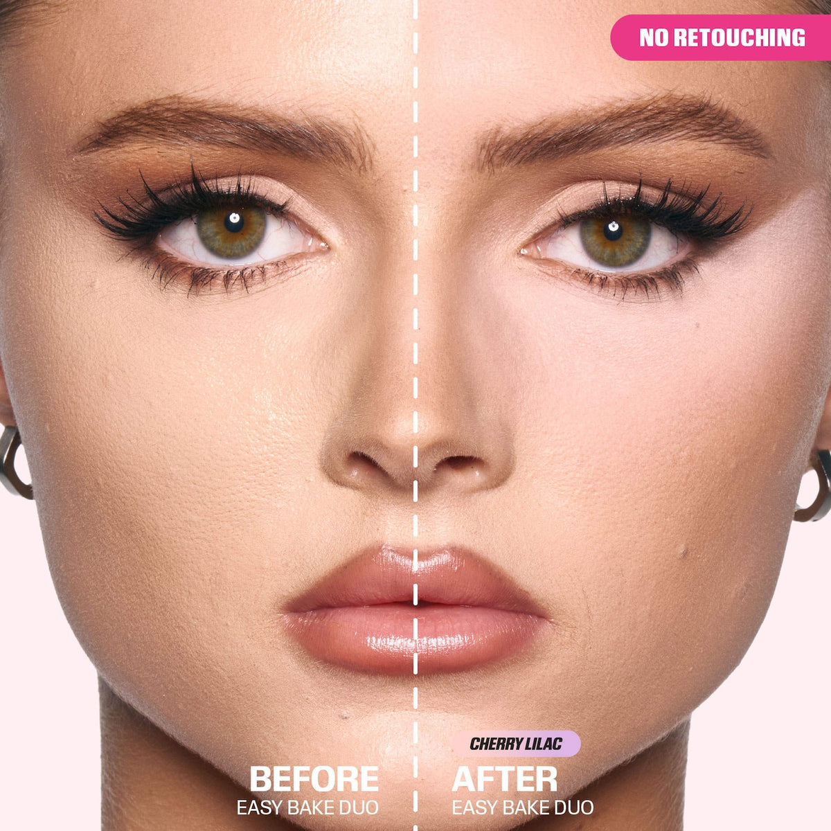 Huda Beauty Easy Bake Loose Powder Brightening + Correcting Duo - Cherry Lilac