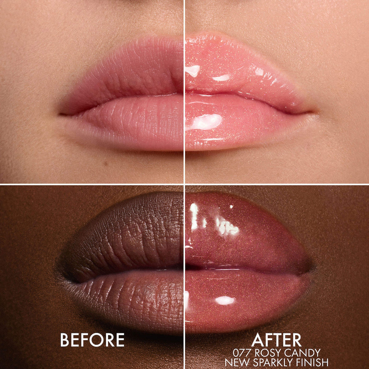 DIOR Lip Glow Oil Hydrating High-Shine Gloss - 077 Rosy Candy