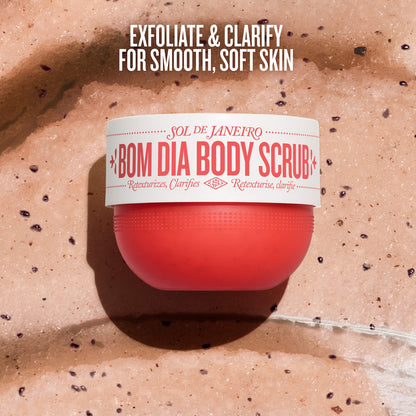 Sol de Janeiro Bom Dia Body Scrub 10% AHA BHA Resurfacing Complex + Crushed Maracujá Seeds - 220 g