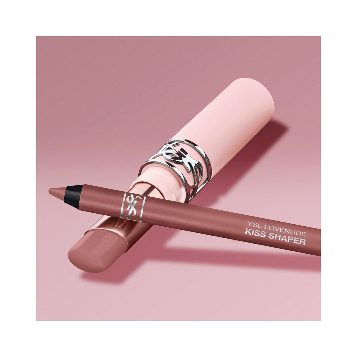 YSL Lovenude Lip Balm 01 & Liner 1 Duo Bundle