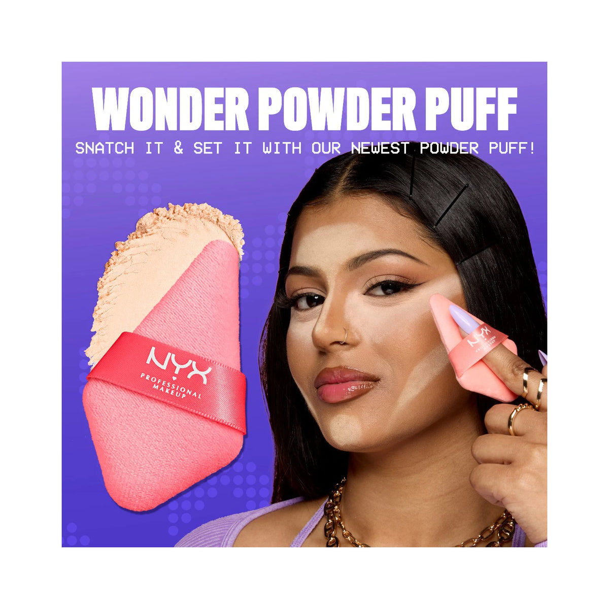 NYX Professional Makeup Wonder Powder Puff, 1 Count - 50 ml