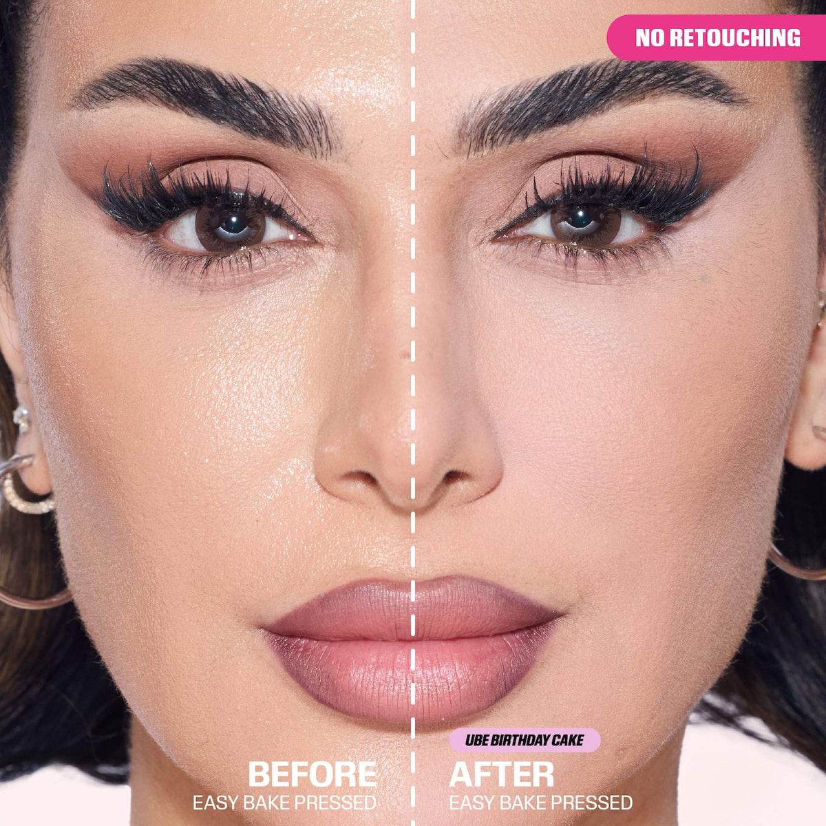 Huda Beauty Easy Bake Airbrush Matte Pressed Setting Powder - Ube Birthday Cake