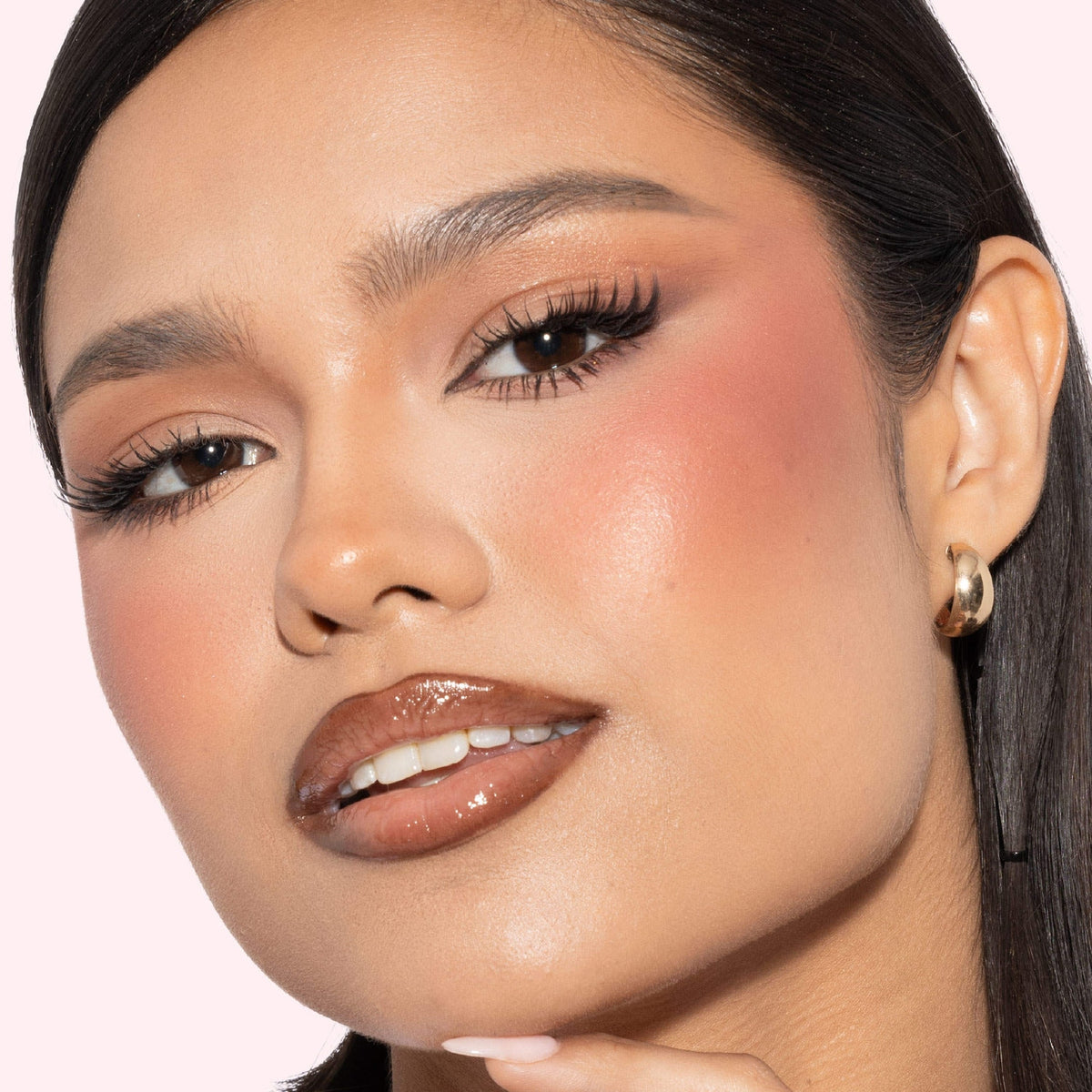 Huda Beauty Blush Filter Blurring Blushlighters Palette - Strawberry Latte - Strawberry Fizz, Rose Chai, Latte, Pink Espresso