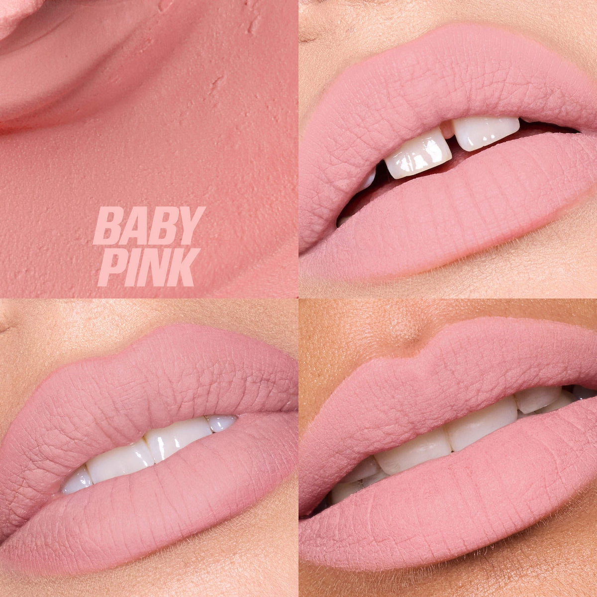 Huda Beauty Liquid Matte Mousse Soft Blur Lip Cream - Baby Pink