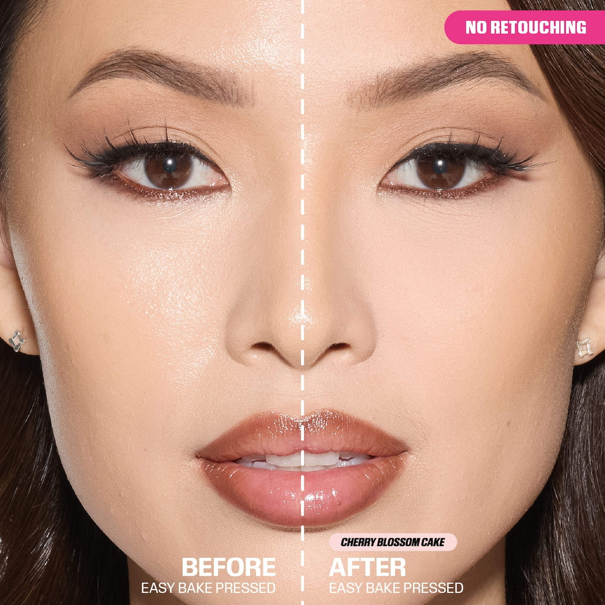 Huda Beauty Easy Bake Airbrush Matte Pressed Setting Powder - Cherry Blossom Cake