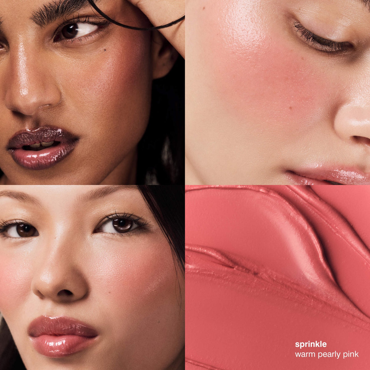 Rhode Pocket Blush Buildable Hydrating Cream Blush - Sprinkle - warm pearly pink