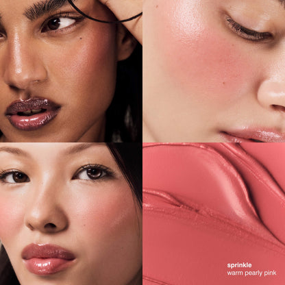 Rhode Pocket Blush Buildable Hydrating Cream Blush - Sprinkle - warm pearly pink