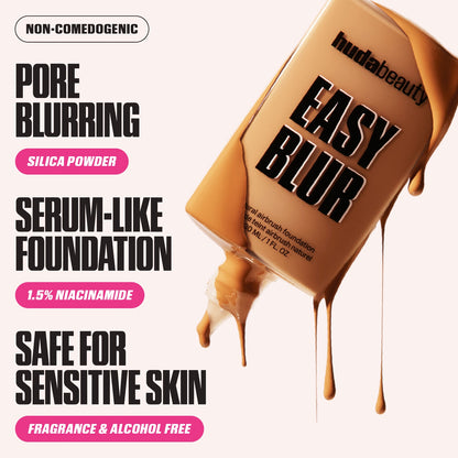 Huda Beauty Easy Blur Natural Airbrush Foundation with Niacinamide - Chai 210B