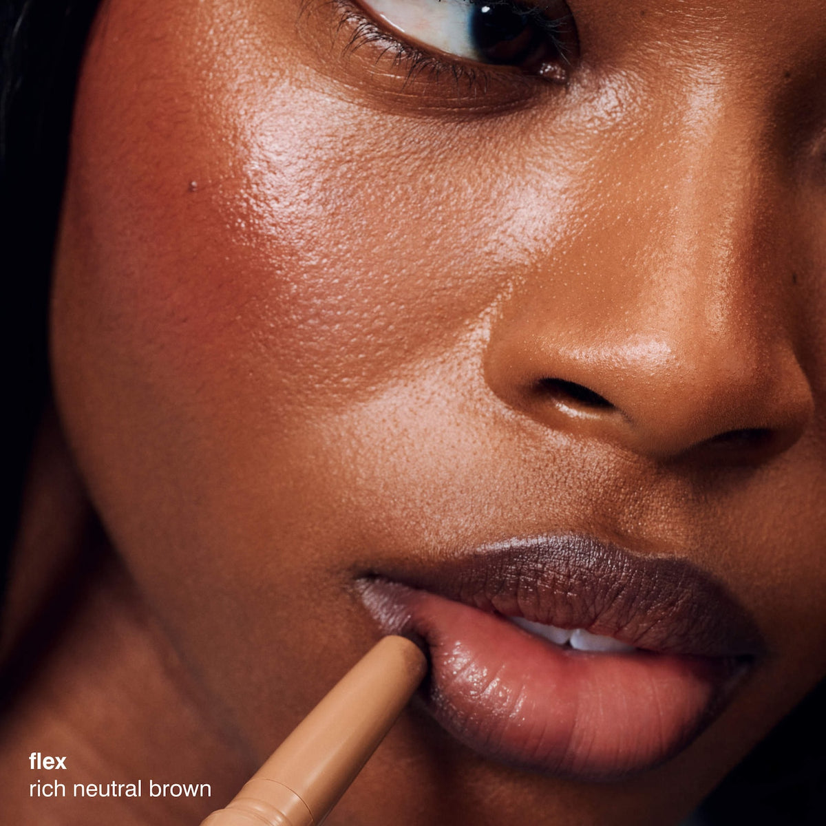 Rhode Peptide Lip Shape Contouring Lip Shaper - Flex - rich neutral brown